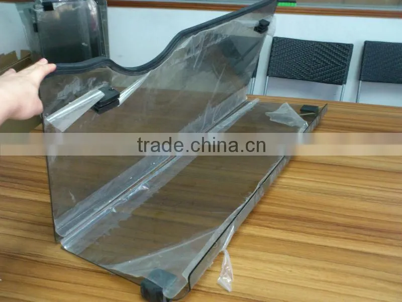 Golf Cart Part-Colored Anti UV Acrylic plastic Folded Club Car,E-Z-GO,Precedent Golf Carts Windshield