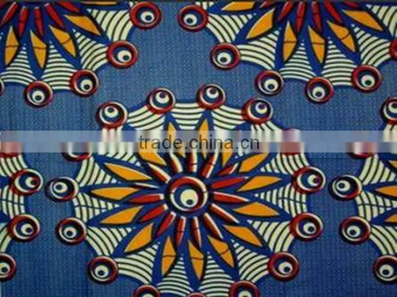 Custom Printing Fabric Africa Wax Fabric