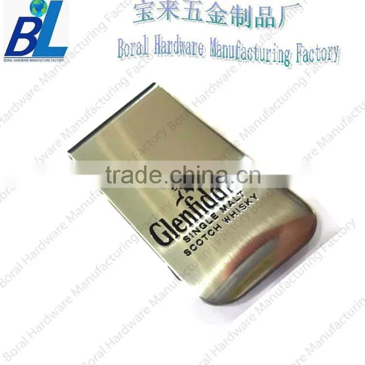 Best gift of metal fancy money clip with enamel