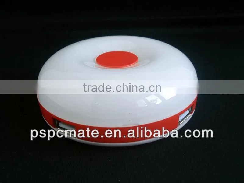 Round LED 4 Port usb 2.0 HUB