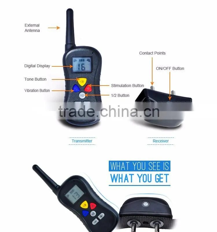 LoreWin PTS-008 Stop Dog Barking Solutions Anti Dog Barking Collar