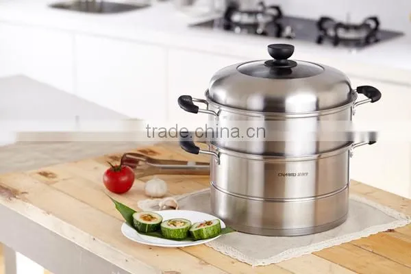 2 Layer stainless steel 304 cooking pot