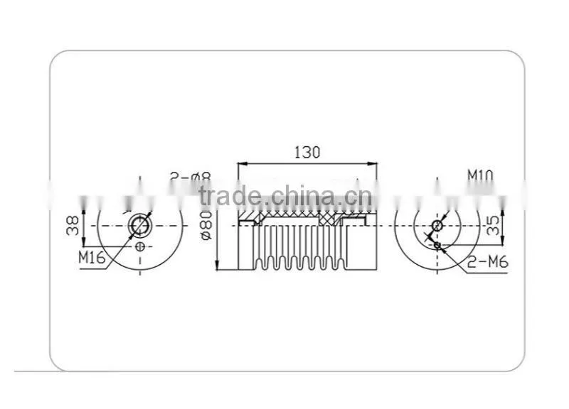 12kV voltage divider post insulators