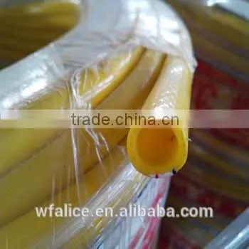flexible high quality zhuji yellow flexible gas hose oil and gas pipe