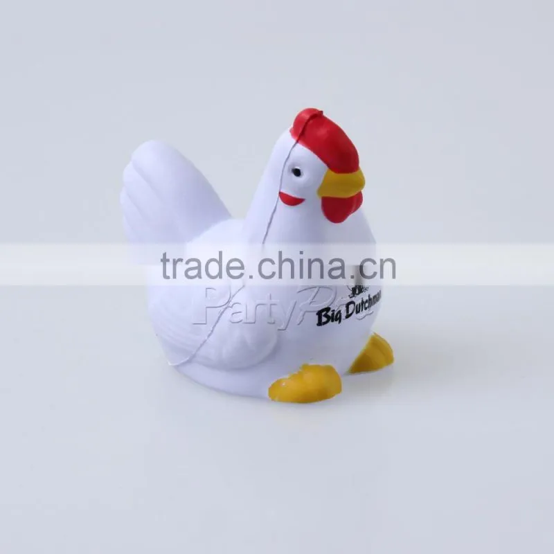 Partypro Hottest Best Quality Ningbo Factory PU Cute Chicken Stress Toy Ball