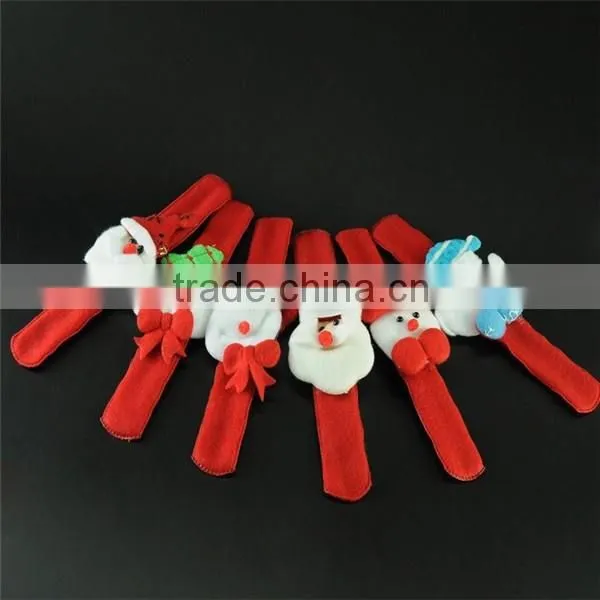 new year kids christmas bracelet slap led christmas bracelet event