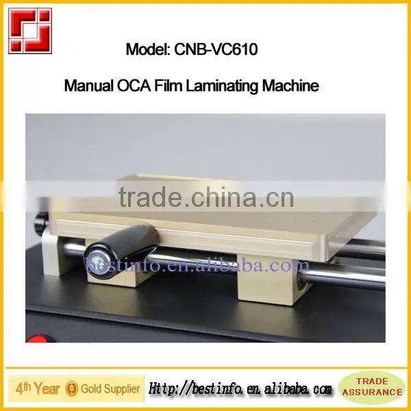 Manual Universal Mould OCA Laminator machine for OCA Tape, Polarizer and Protective Film Laminating(CNB-VC610)