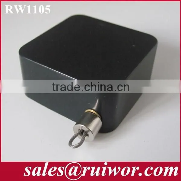 Square Retractable security rope for product or parts feeding