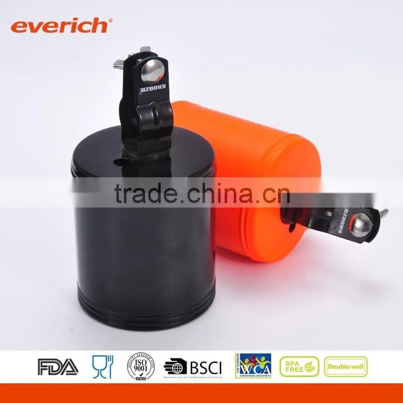 Outdoor sports Custom Stainless Steel Bicycle Cup Holder With Foam Cup Insert