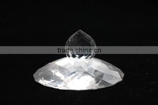 Home Decoration Crystal Glass Sugar Bowl with Lit sugar stock