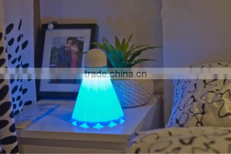 Decrative desk Badminton shape USB led Lamp