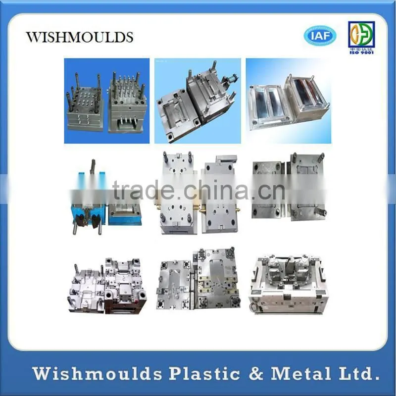 date stamp plastic injection mould with S136 mould steel plastic mould factory