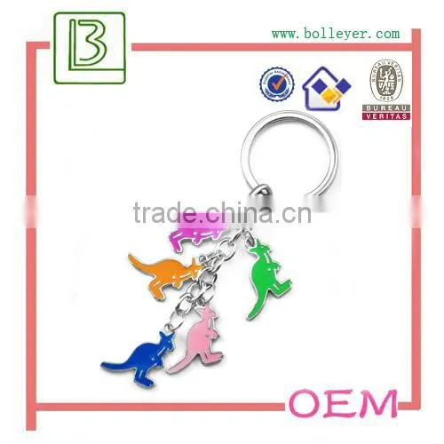 enamel camel shaped keychain gift