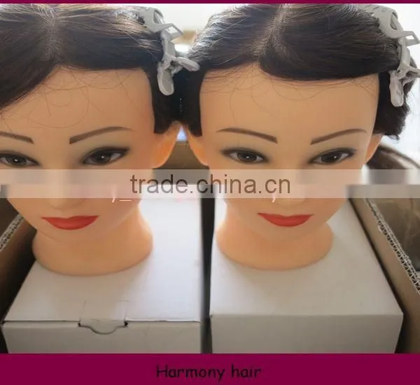 Hot selling Stock black mannequin heads with hair