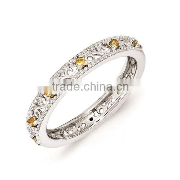 High quality 925 sterling silver lucky stone finger ring engagement ring wedding ring