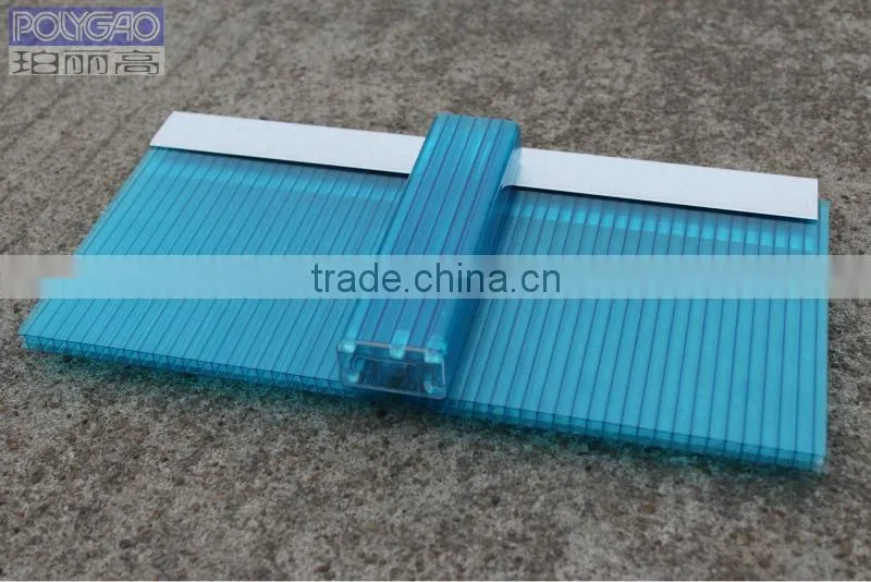 Polycarbonate U-type locked hollow sheet