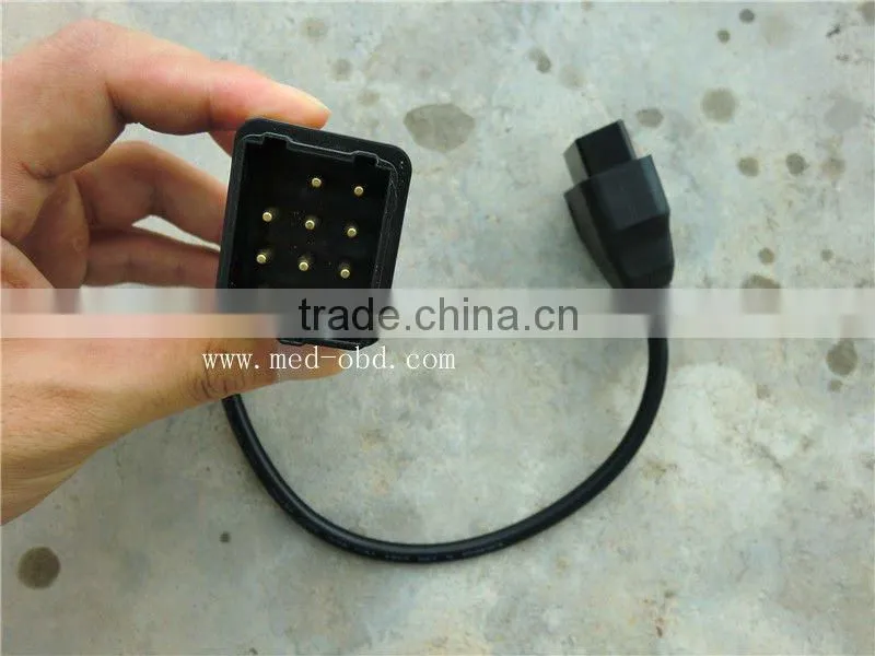 OBD 16P FEMALE TO RENAULT 12P J1962f to RENAULT 12P