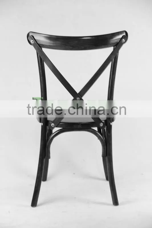China Wholsale Wood Napoleon Cross Back Chairs