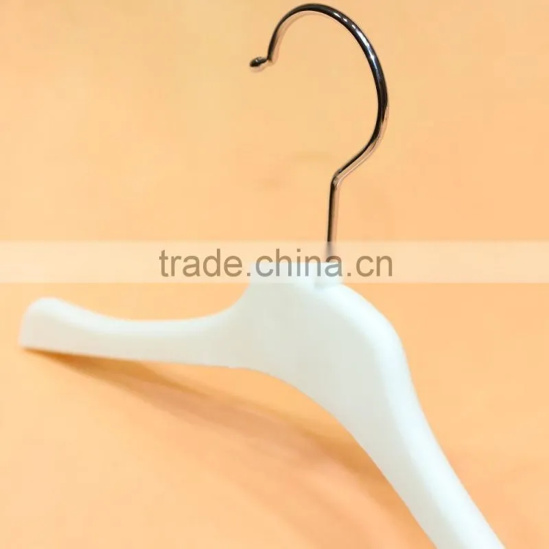 54G White sale plastic clothes hangers for clothes display