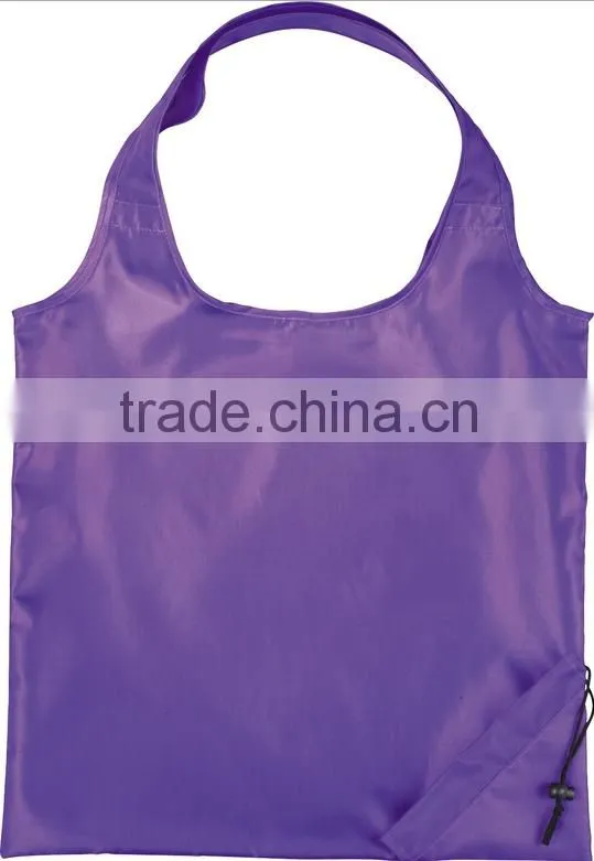 2014 Hot Sale polyester Bungalow Foldaway Shopper Bag/Tote Bag