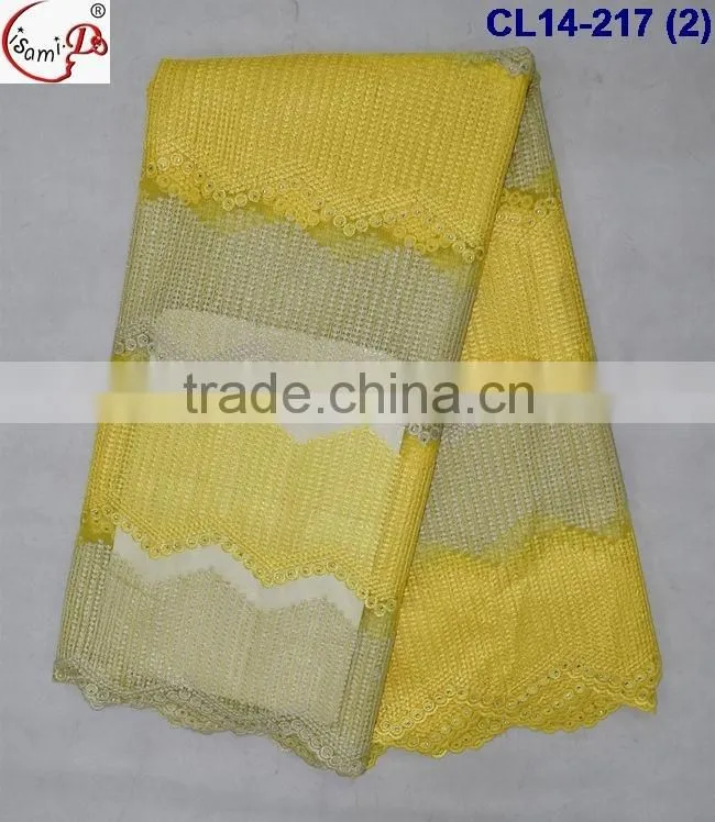 CL14-217 Fahioable embroidery tulle lace fabric 2016 french lace fabric for dressing