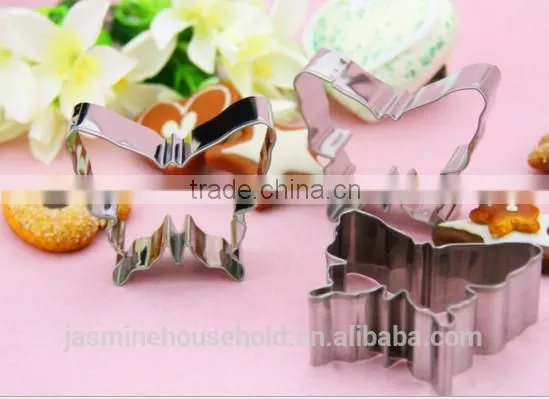 2015 Popular DIY Creative design Animal Shaped Stainless steel cookie cutters for Cakes and Bisciuts
