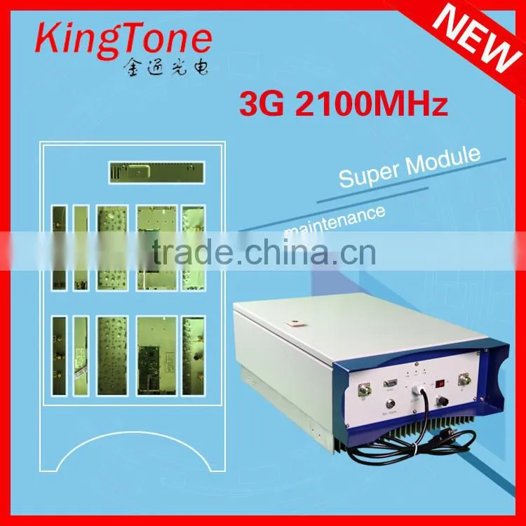 Kingtone mobile signal booster 3G signal repeater 10km wireless repeater booster 5watts repetidor rf repeater with low price