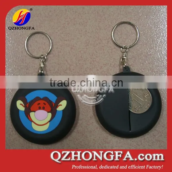 Metal Drawstring Ring Silicone Mini Coin Bag