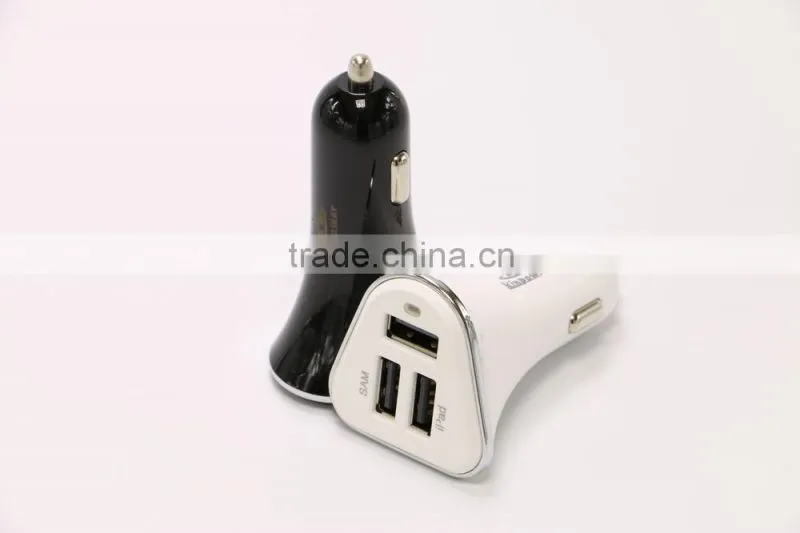 2015 High End 3 Port USB Car Charger, Micro USB Car Charger