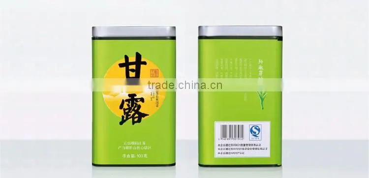 Fat removal tea tin box afternooon stand green tea