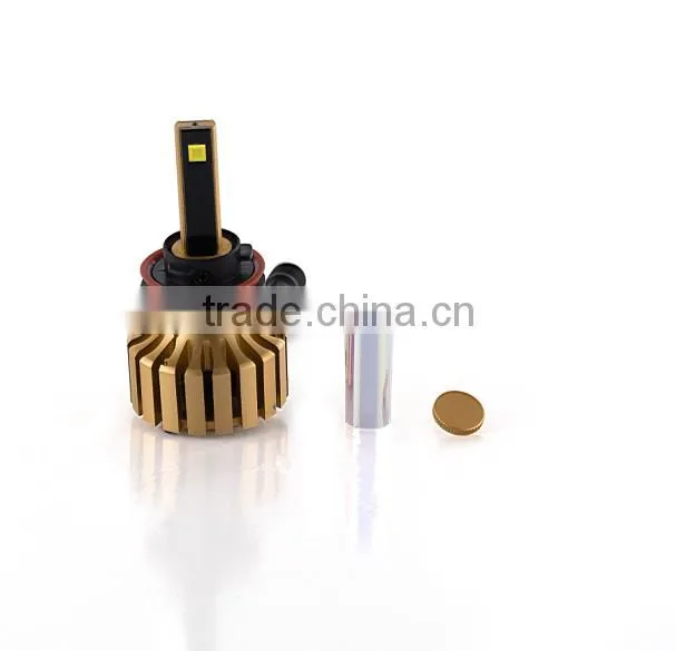 Hottest 30w 3000lm h11 Led Headlight , 2015 6000K Golden Car Headlight Led