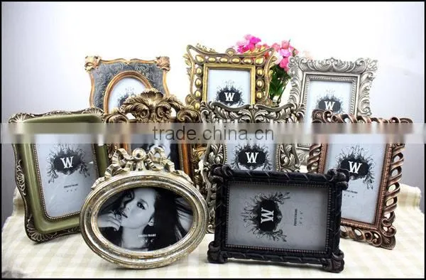 Wall decor polyresin hot sale photo picture frames