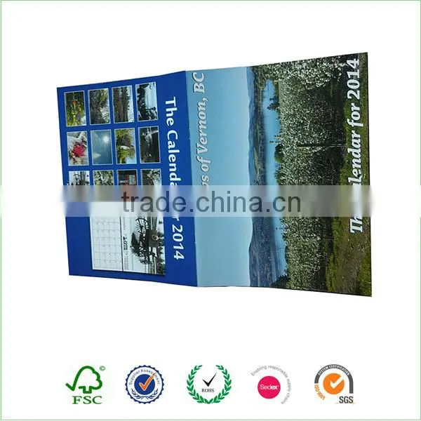 Free print small custom wall calendar 2017