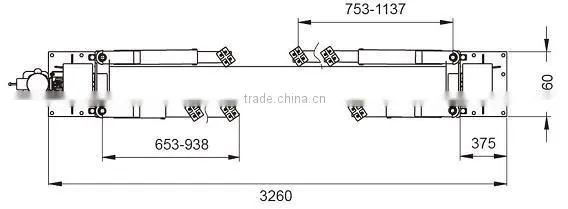 manual one side release car lift