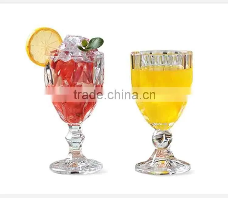 Best Price clear globet cheap glass cup
