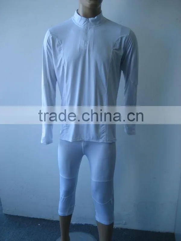 2015 newest style compression shirt for training & taking exercise