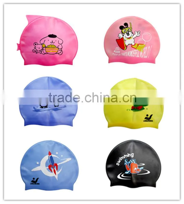 Children swiming caps, swimming pool caps, junior swim caps with good design