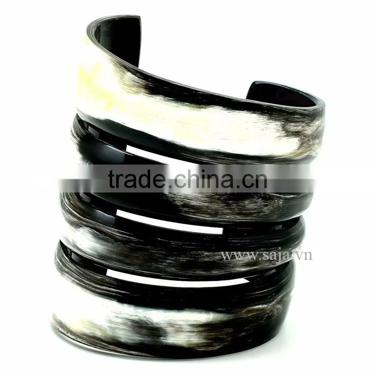 Buffalo horn jewelry , Buffalo horn bracelet SHB-518, 100% natural buffalo horn