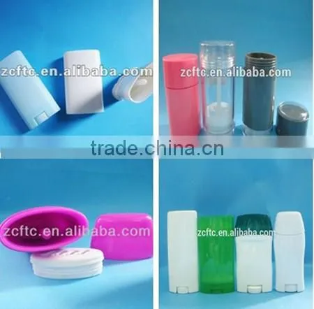 50g, 70g , 90g empty roll on cream container, PP deodorant container, black deodorant stick container