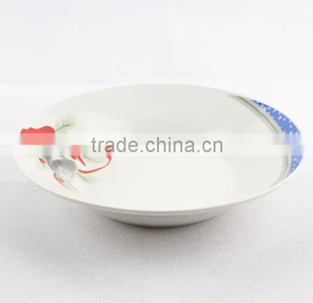Royal porcelain thailand dinner plates,super white ceramic deep dishes