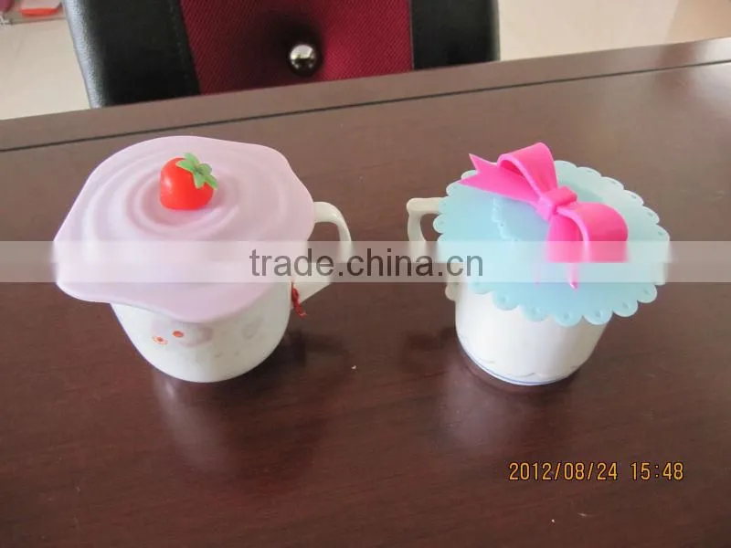 factory price funny and useful silicone glass lids for wine