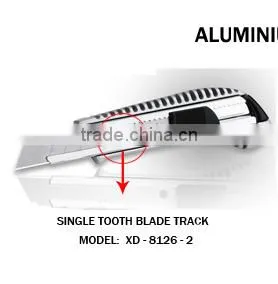 tool cutter Auto Retractable Safety 18mm Snap Off Blade Aluminium Alloy Screw-lock utility knife