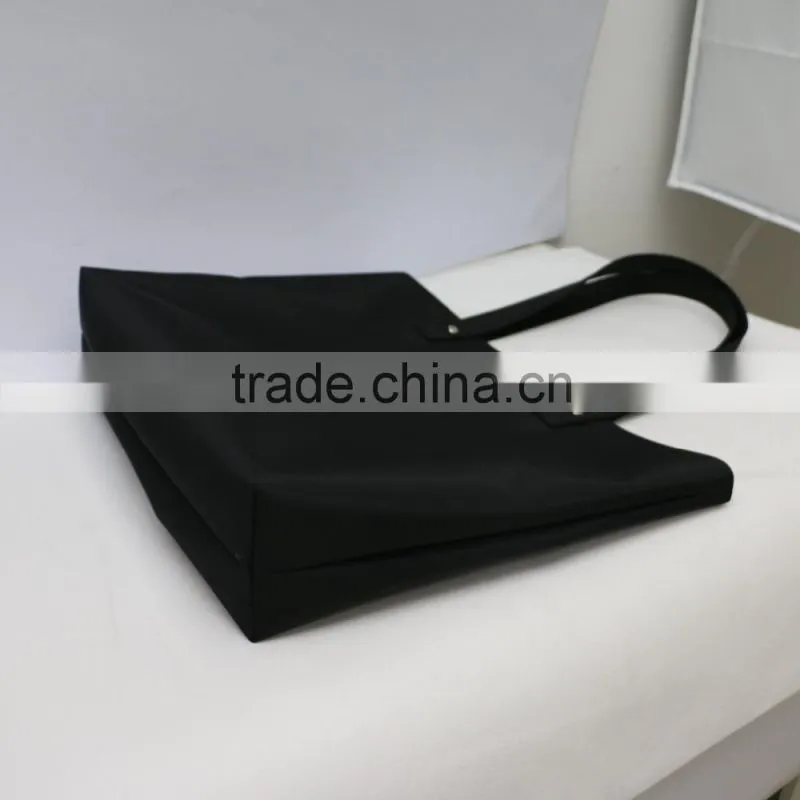 Alibaba best selling high quality black shopping bag portable recyclable shopping cotton bag