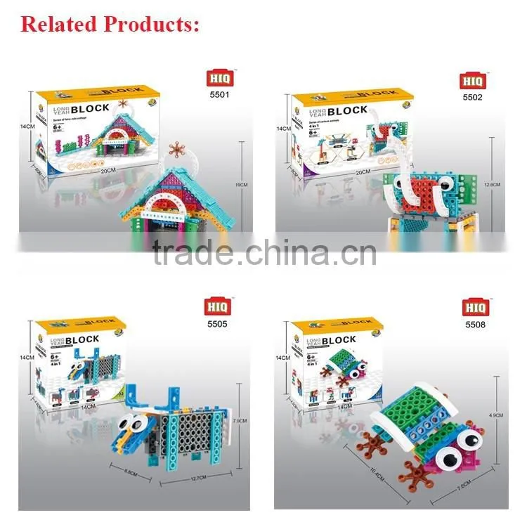 Remote control plastic building blocks educational toys for kids
