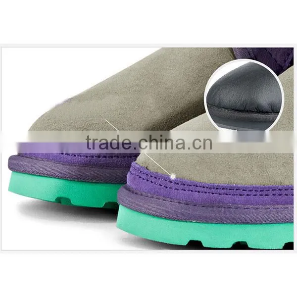 Fashion splicing EVA sole winter women shoes boots