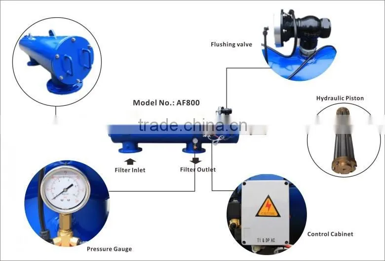 home pure water filter automatic suction filter