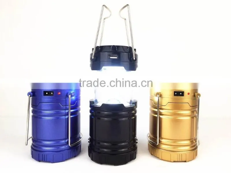 USB charged lantern foldable 2.5W hanging led light, led camp light