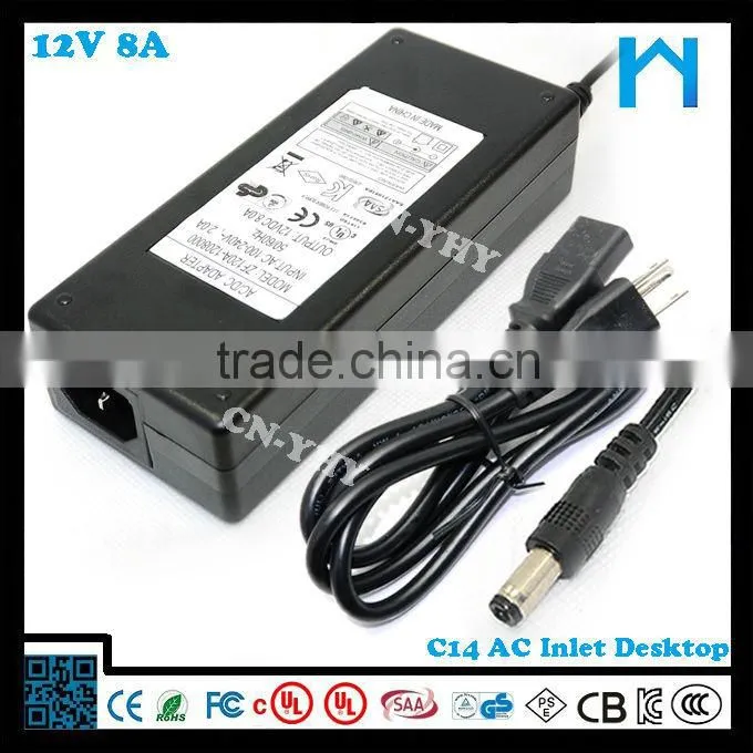 2015 for 3d printer ac dc 12V 8a 96w desktop type power supply