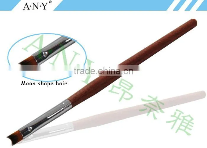 ANY French Nails Building and Design Rosewood Nail Brush for French Style