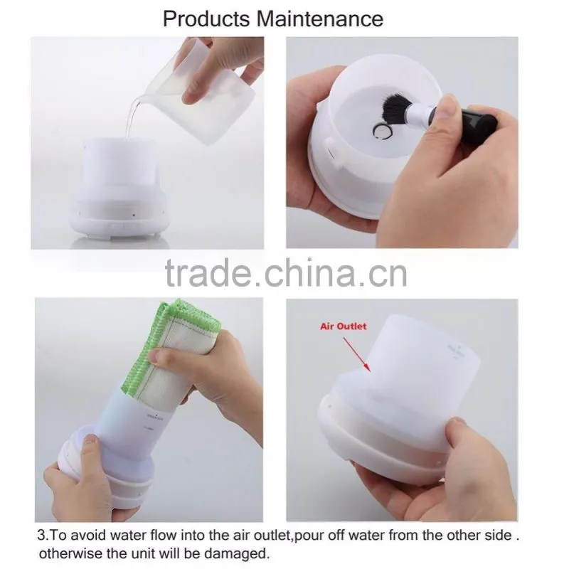 Big Promotion Colorful LED Aroma 100ml Portable Essential Oil Diffusers Wholesale